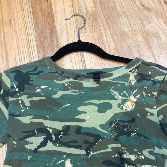 Green camouflage tshirt - Picture 6 of 9